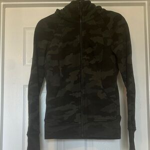 Lululemon Camouflage Zip-Up Hoodie